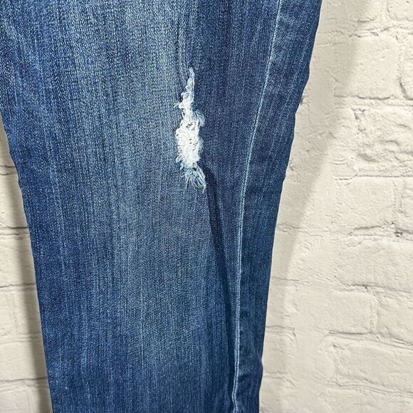 Kut from the Kloth Distressed Catherine Boyfriend Womens Jeans size 12 - Picture 3 of 11